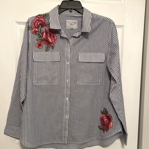 Rails Striped Chambray